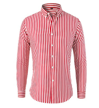 Elegante camisa de rayas