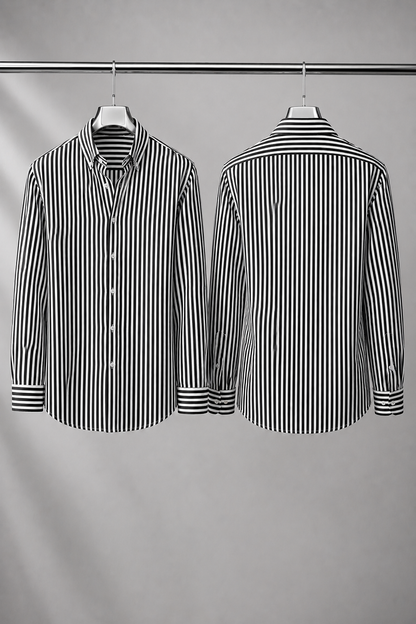 Elegante camisa de rayas