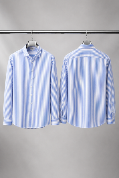 Elegante camisa de rayas