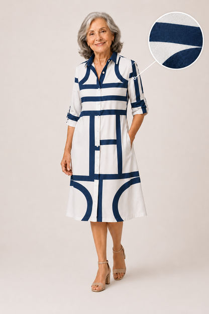 Monica | Elegante vestido midi
