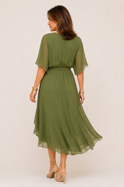 Andrea | Vestido con escote en V