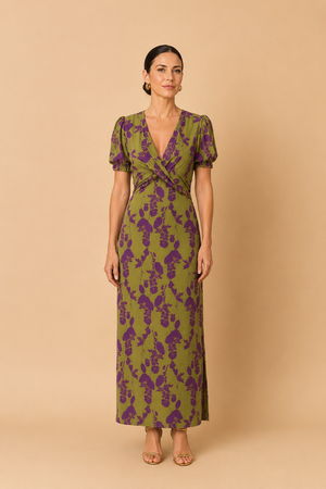 Vestido Maxi Floral con Caída Fluida