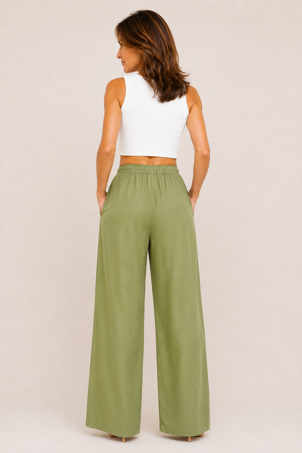 María | Pantalones de verano de pierna ancha