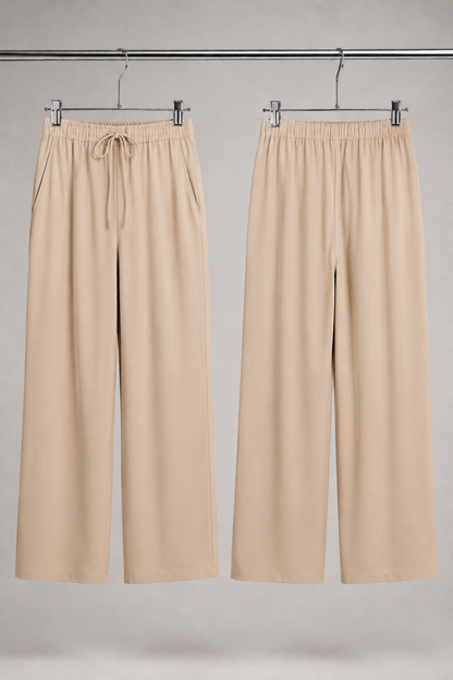 María | Pantalones de verano de pierna ancha