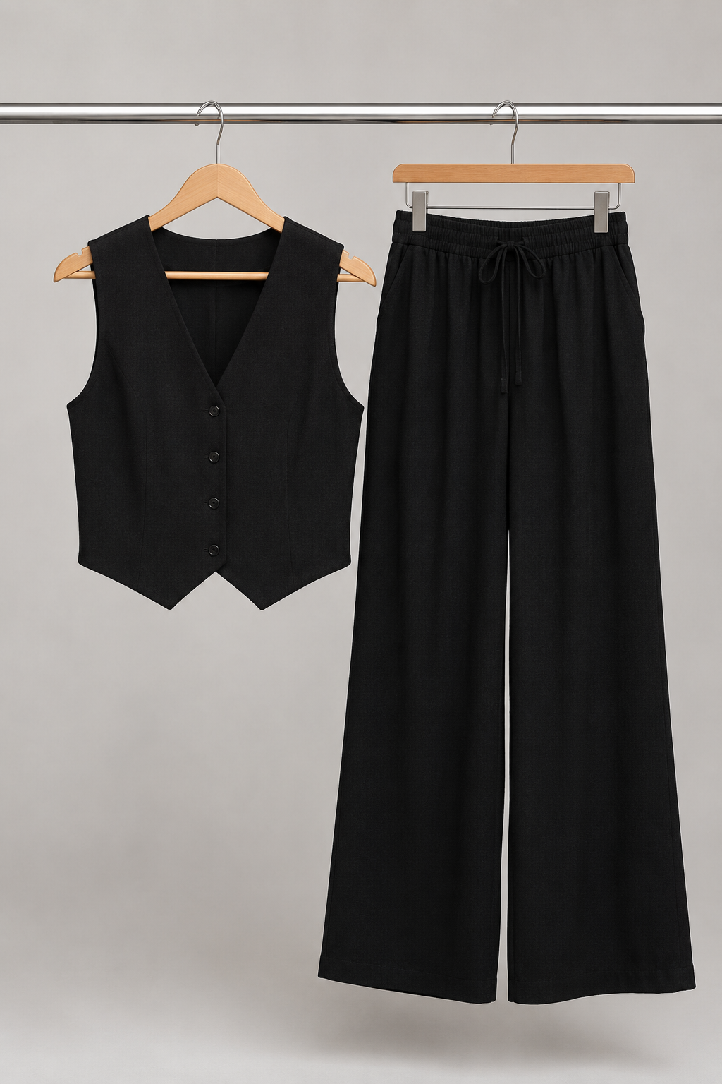 Rosa | Conjunto de doble pieza de lino