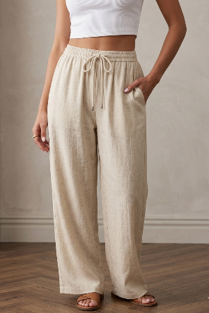 María | Pantalones de verano de pierna ancha