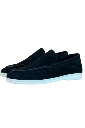 Elegantes mocasines de ante