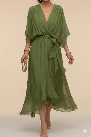 Andrea | Vestido con escote en V