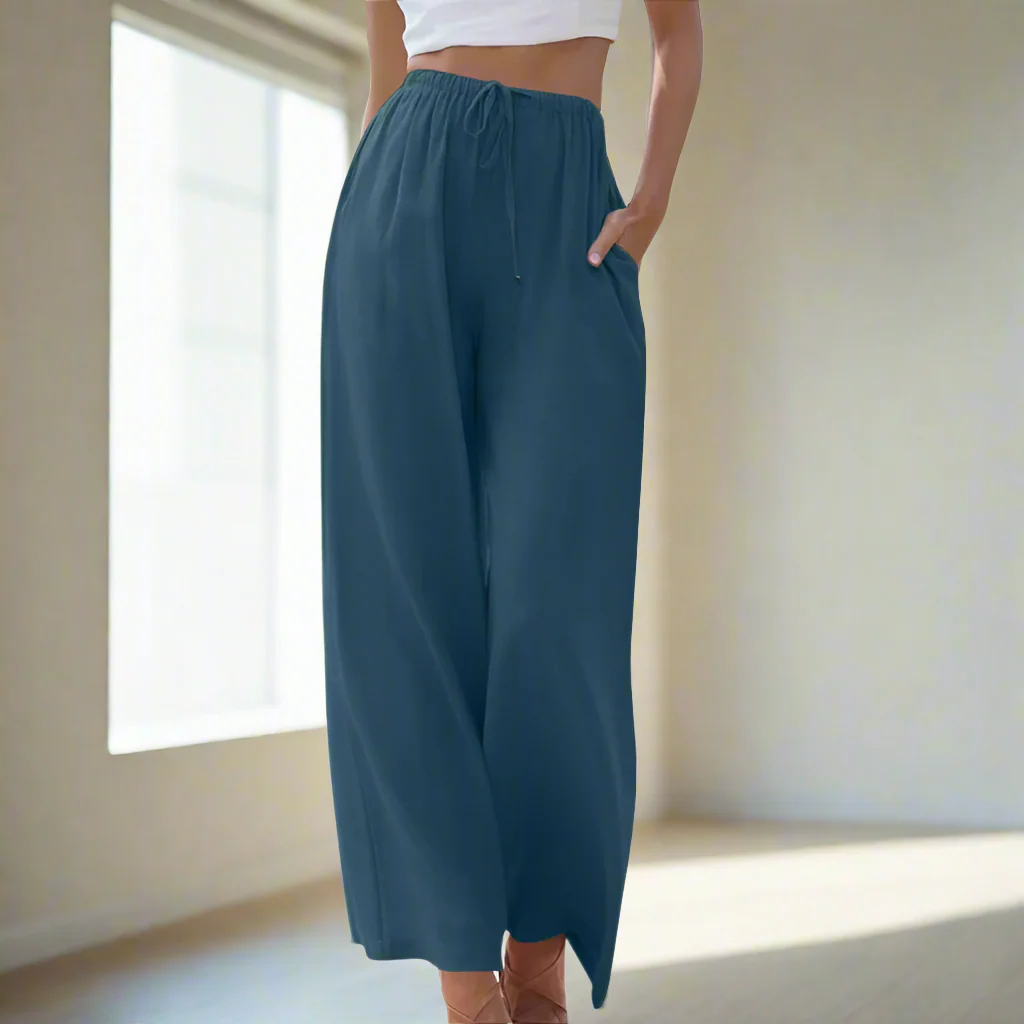 María | Pantalones de verano de pierna ancha