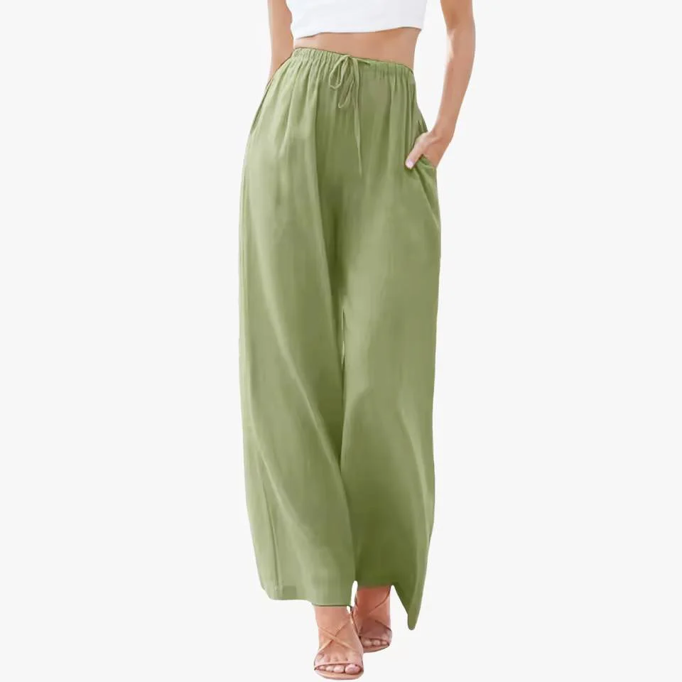 María | Pantalones de verano de pierna ancha