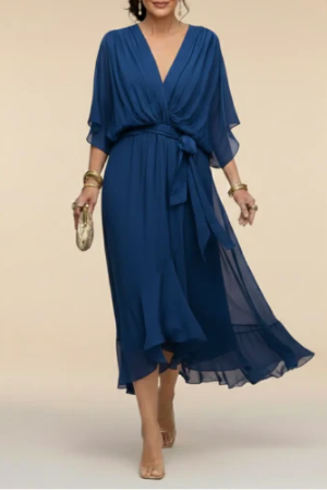 Andrea | Vestido con escote en V