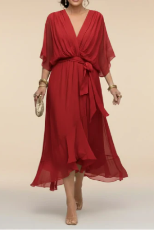 Andrea | Vestido con escote en V