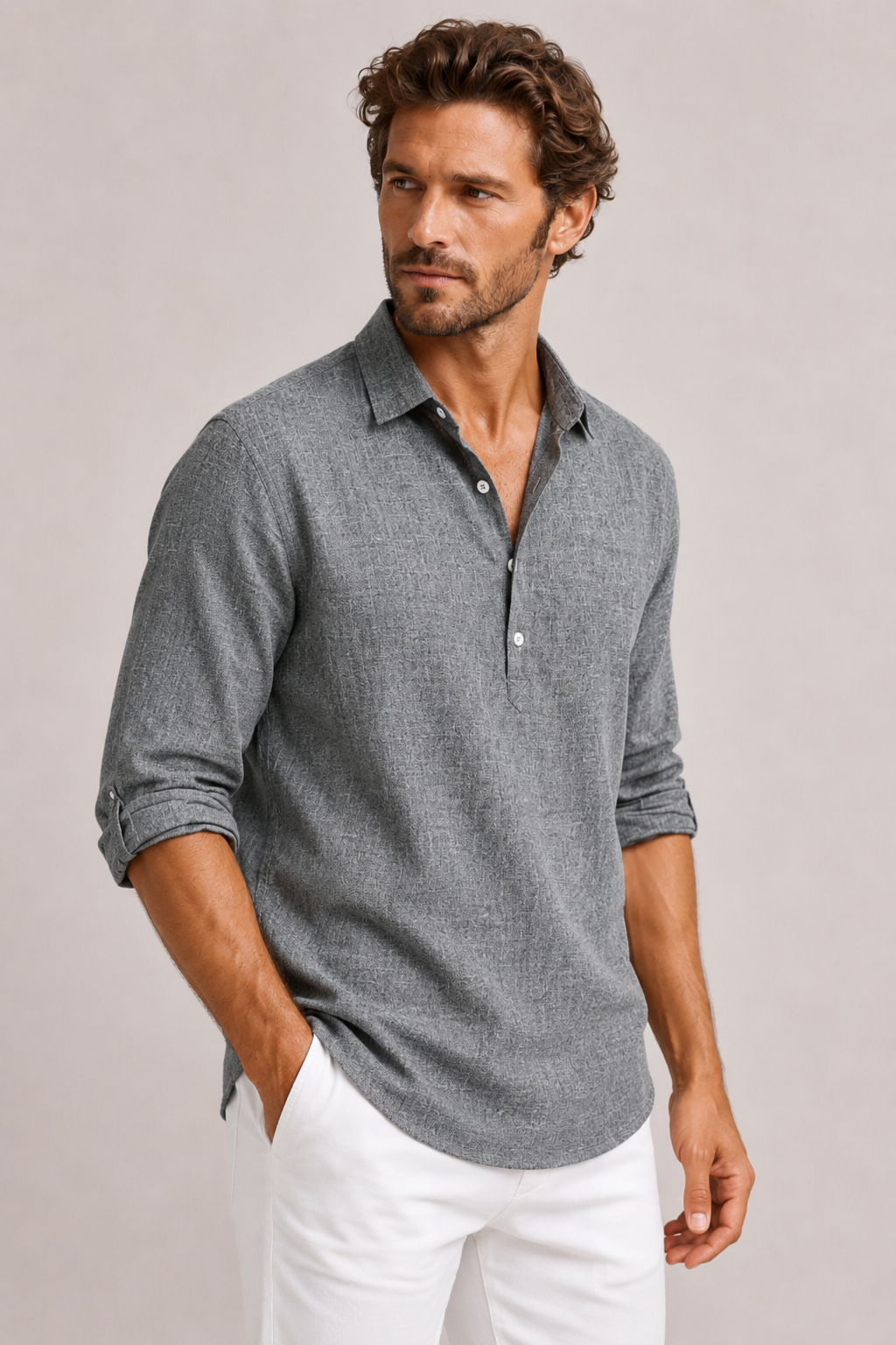 Camisa Clásica Juan de algodón