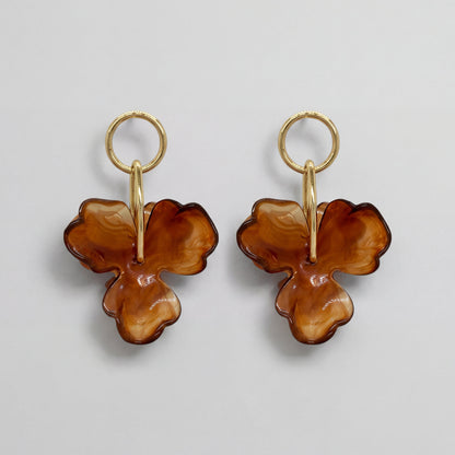 Pendientes con Colgante de Flor
